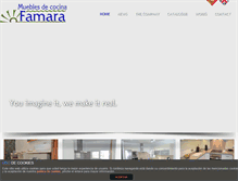 Tablet Screenshot of cocinasfamara.es